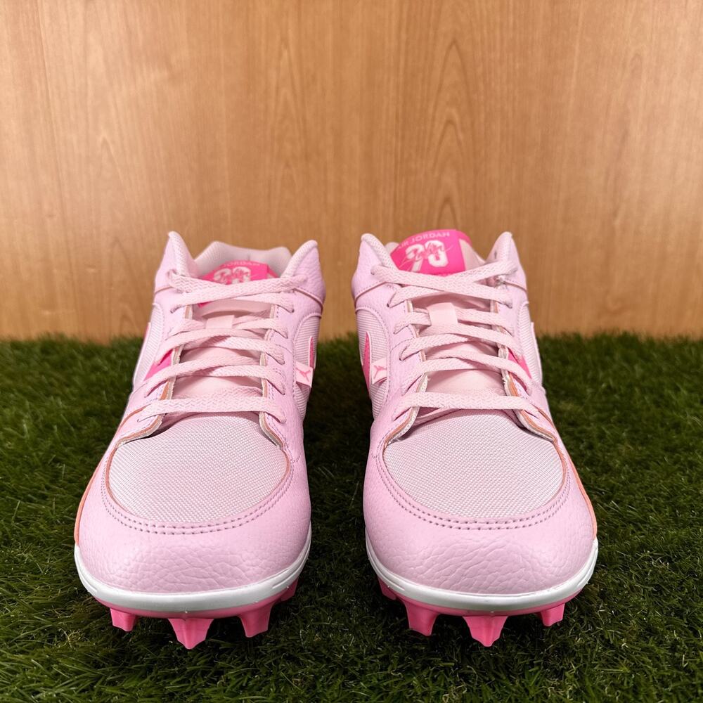 Jordan Stadium 90 Low TD Pink White Football Cleats HQ0210-600 Men's Size 11 - Picture 4 of 8